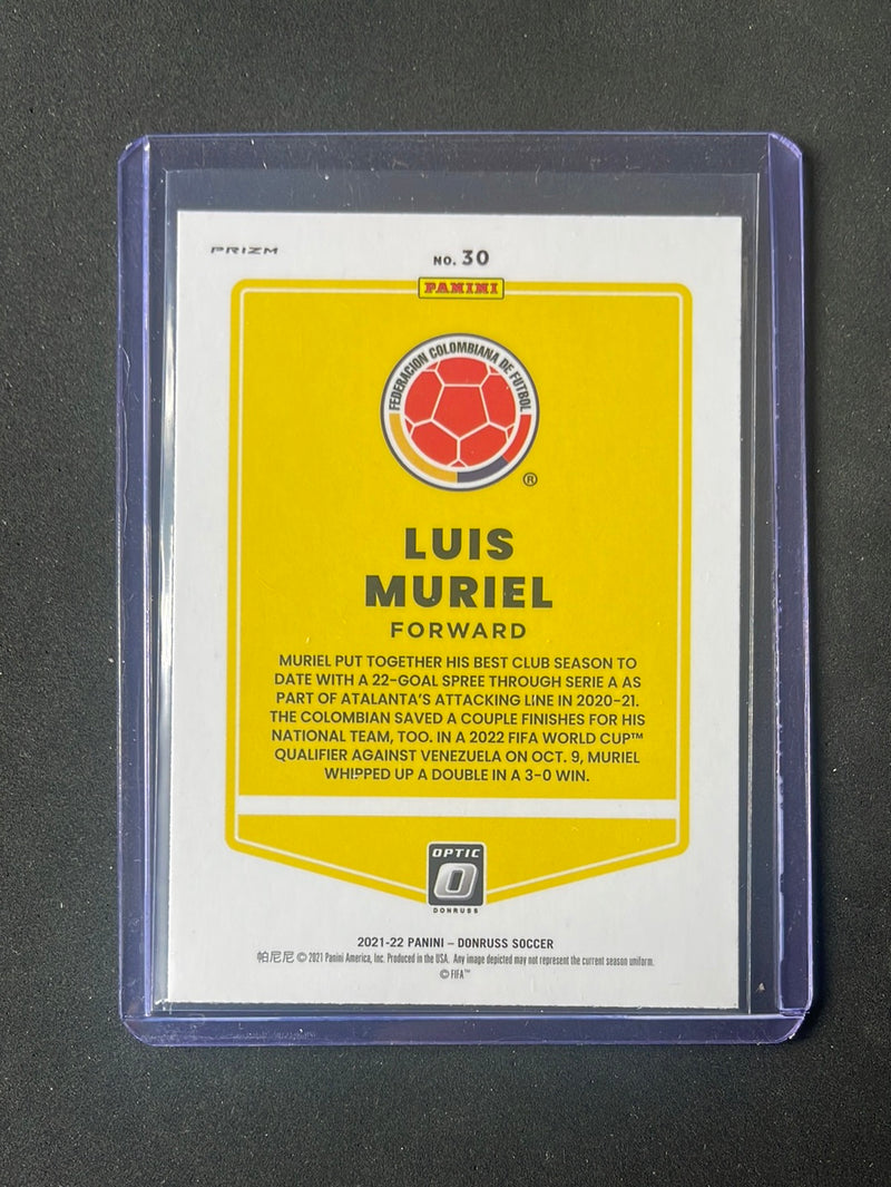 2021-22 Panini Donruss Road To Qatar Luis Muriel Optic Silver