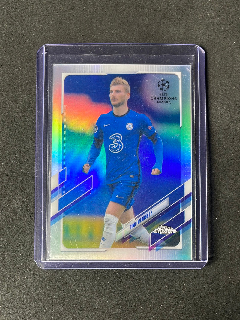 2020-21 Topps Chrome UEFA Champions League Timo Werner Refractor