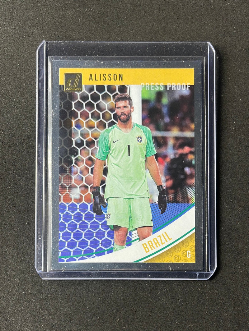 2018-19 Panini Donruss Alisson Press Proof Silver