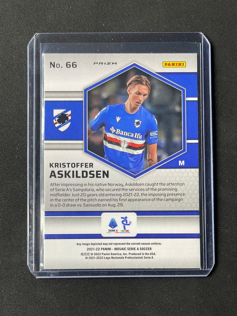 2021-22 Panini Mosaic Serie A Kristoffer Askildsen Mosaic