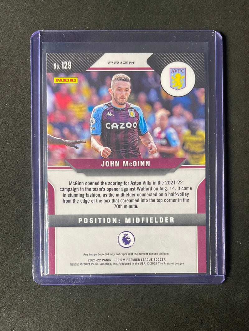 2021-22 Panini Prizm Premier League John McGinn Multicolor