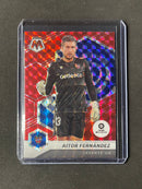 2021-22 Panini Mosaic La Liga Aitor Fernandez Red Mosaic