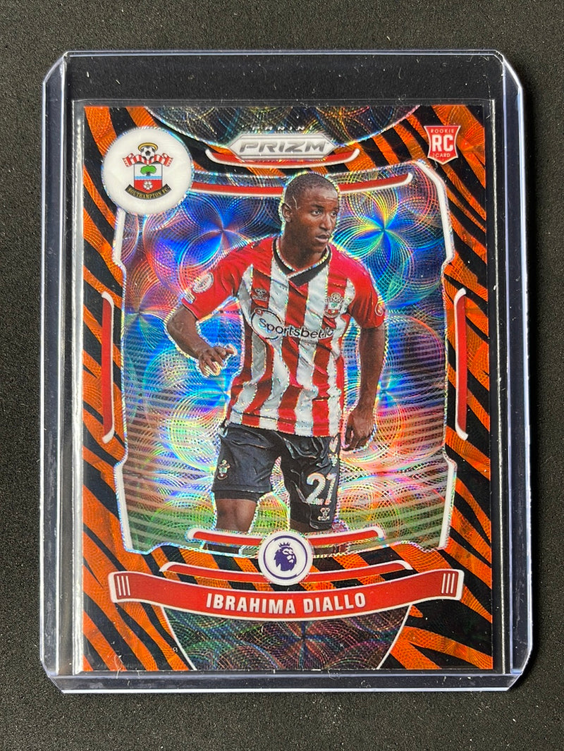 2021-22 Prizm Premier League Ibrahima Diallo Tiger Stripe Prizm