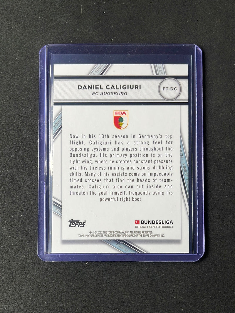 2021-22 Topps Finest Bundesliga Daniel Calgiuri Finest Touch