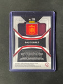 2022 Panini Prizm FIFA World Cup Qatar Pau Torres Red Prizm 270/399