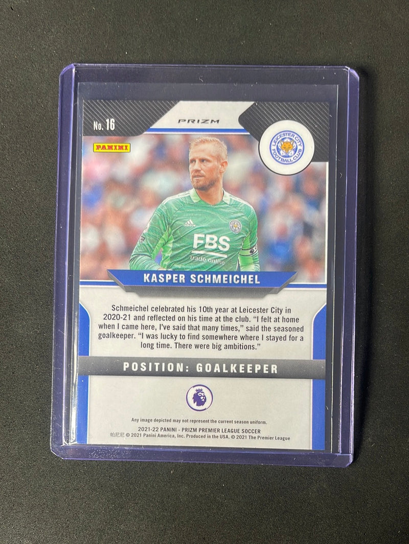 2021-22 Panini Prizm Premier League Kasper Schmeichel Hyper