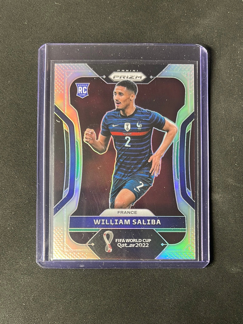 2022 Panini Prizm FIFA World Cup Qatar William Saliba Silver Prizm