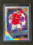 2021-22 Topps Finest UEFA Champions League Soccer Jadon Sancho Prized Footballers