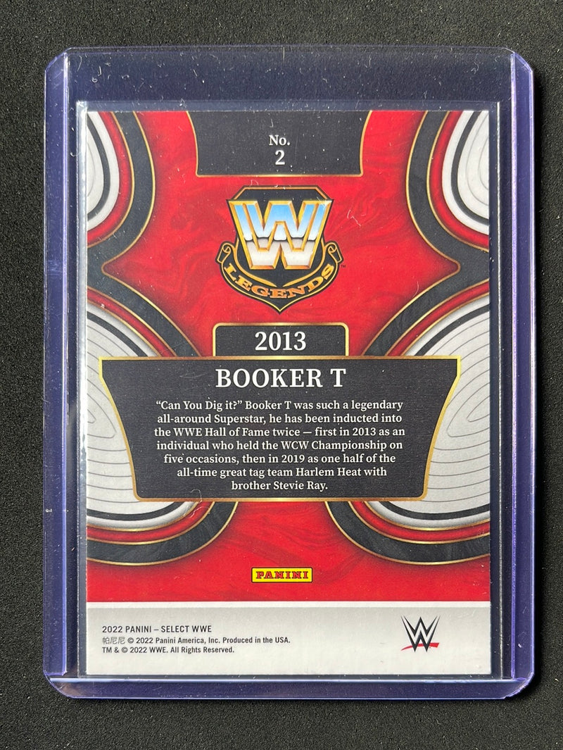 2022 Panini Select WWE Booker T Hall Of Fame Selections