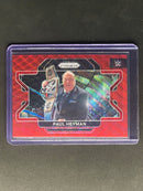 2022 Prizm WWE Paul Heyman Ruby Wave Prizm