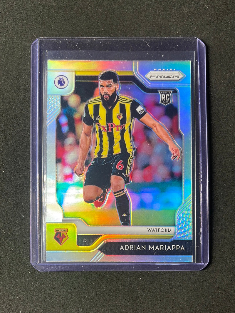 2019-20 Panini Prizm Premier League Adrian Mariappa Silver Prizm