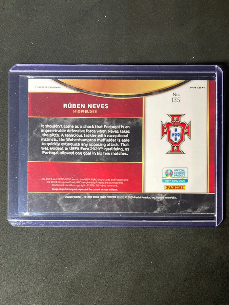 2020 Panini Select UEFA Euro Soccer Ruben Neves Mezzanine Tri-Color