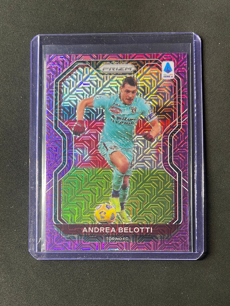 2020-21 Panini Chronicles Andrea Belotti Prizm Serie A Purple Mojo