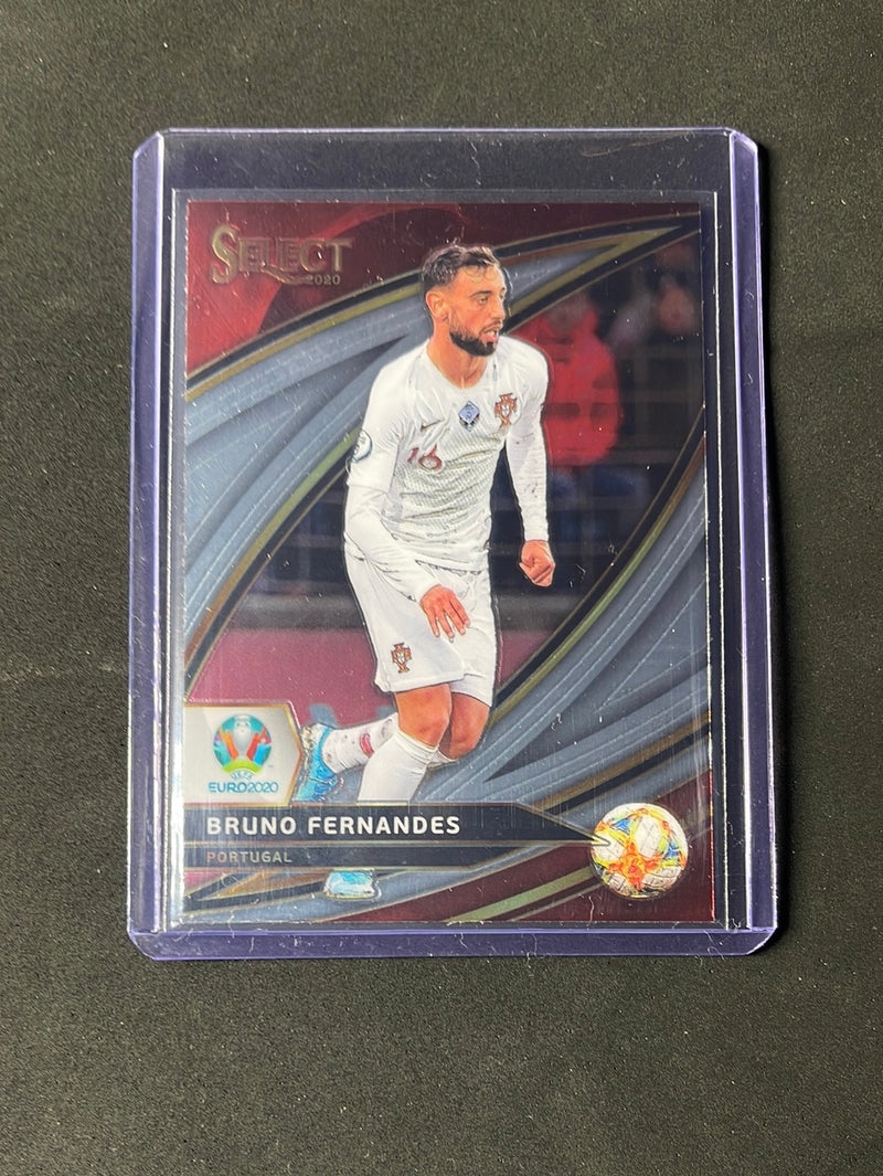 2020 Panini Select UEFA Euro Soccer Bruno Fernandes Field Level