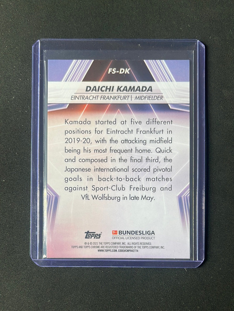 2020-21 Topps Chrome Bundesliga Daichi Kamada Future Stars