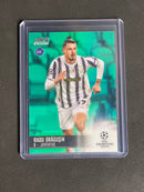 2020-21 Topps Stadium Club UEFA Champions League Radu Dragusin Green Refractor 50/99