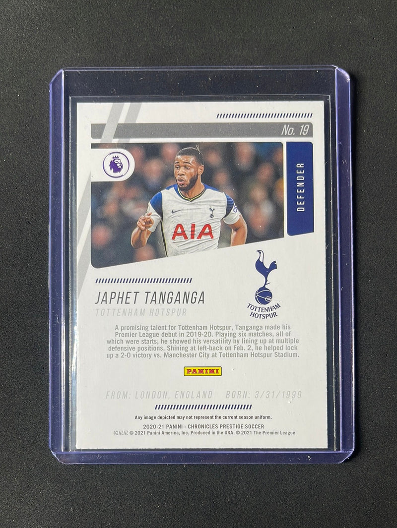 2020-21 Panini Chronicles Japhet Tanganga Prestige Premier League Silver Circles