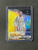 2020-21 Topps Stadium Club Chrome UEFA Champions League Radu Dragusin Glimpses Of Gold