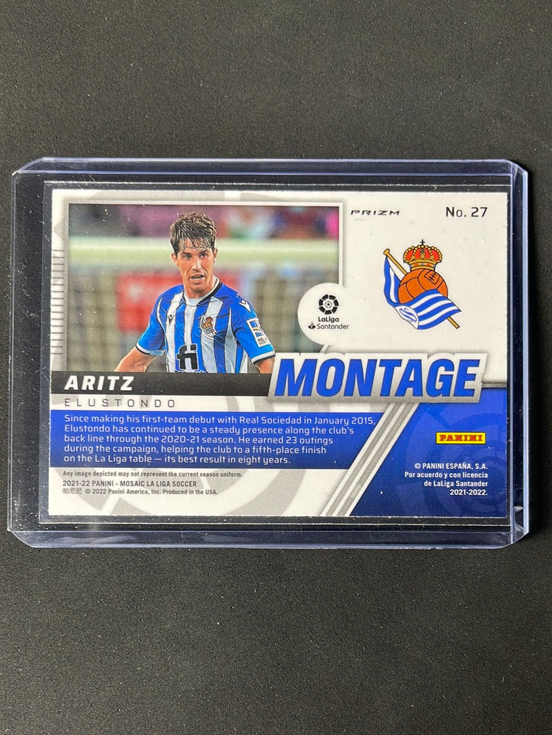 2021-22 Panini Mosaic La Liga Aritz Elustondo Montage