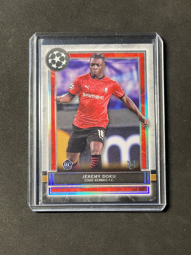 2020-21 Topps Museum Collection UEFA Champions League Soccer Jeremy Doku