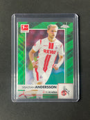2020-21 Topps Chrome Bundesliga Sebastian Andersson Green Wave Refractor 52/99