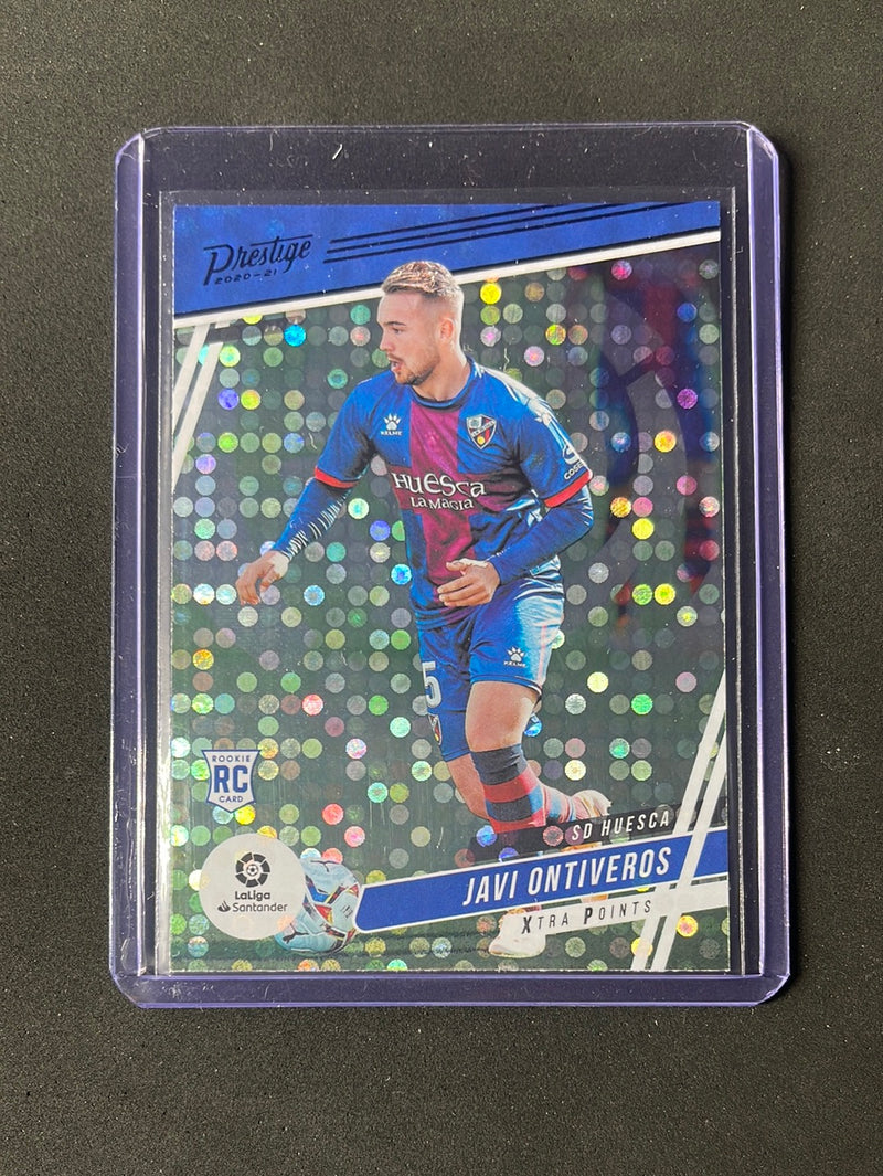 2020-21 Panini Chronicles Javi Ontiveros Prestige La Liga Blue Circles