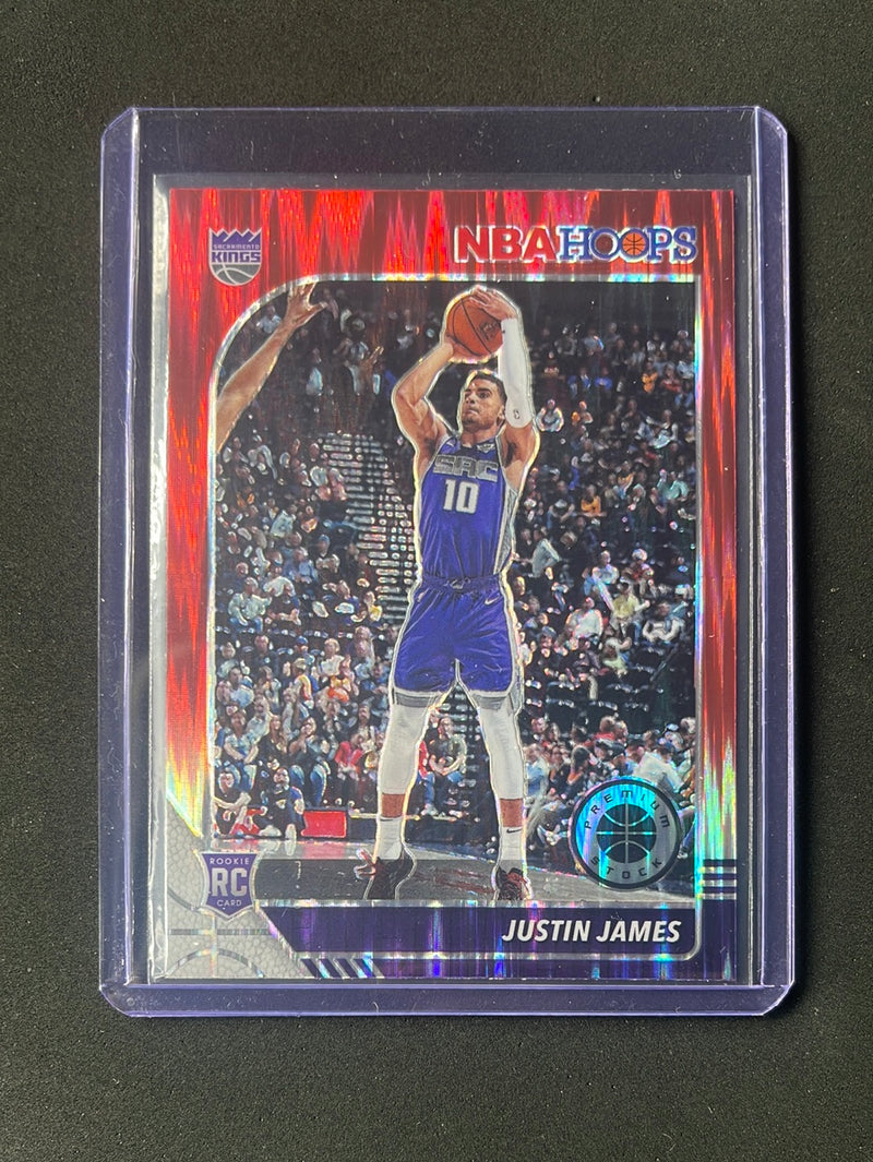 2019-20 Hoops Premium Justin James Red Flash