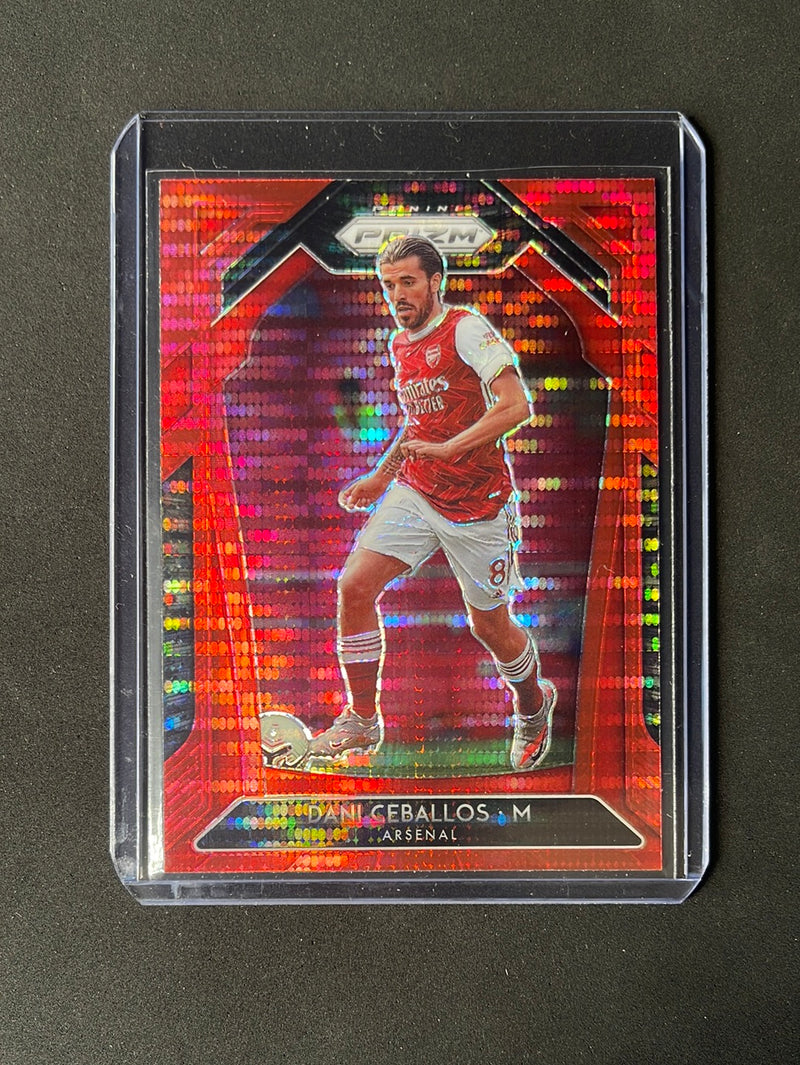 2020-21 Panini Prizm Premier League Dani Ceballos Red Pulsar Prizm