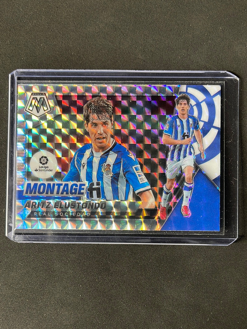 2021-22 Panini Mosaic La Liga Aritz Elustondo Montage