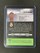 2021-22 Topps Stadium Club Chrome UEFA Champions League David Alaba Black & White Refractor 206/299