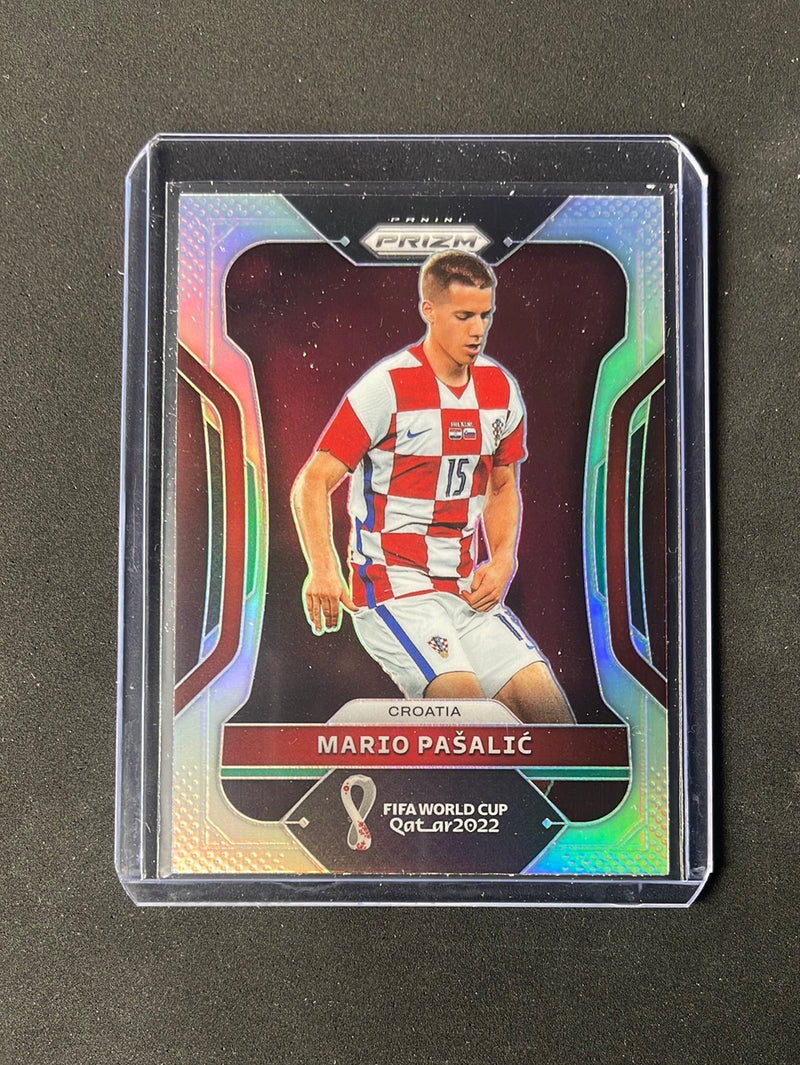 2022 Panini Prizm FIFA World Cup Qatar Mario Pasalic Silver Prizm