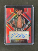 2022 Panini Select WWE Kofi Kingston Signatures Red 56/99