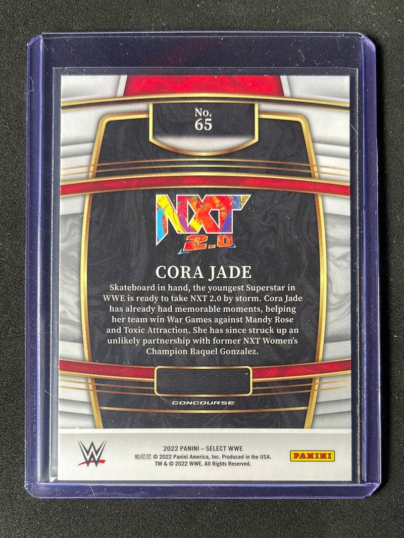 2022 Panini Select WWE Cora Jade Concourse