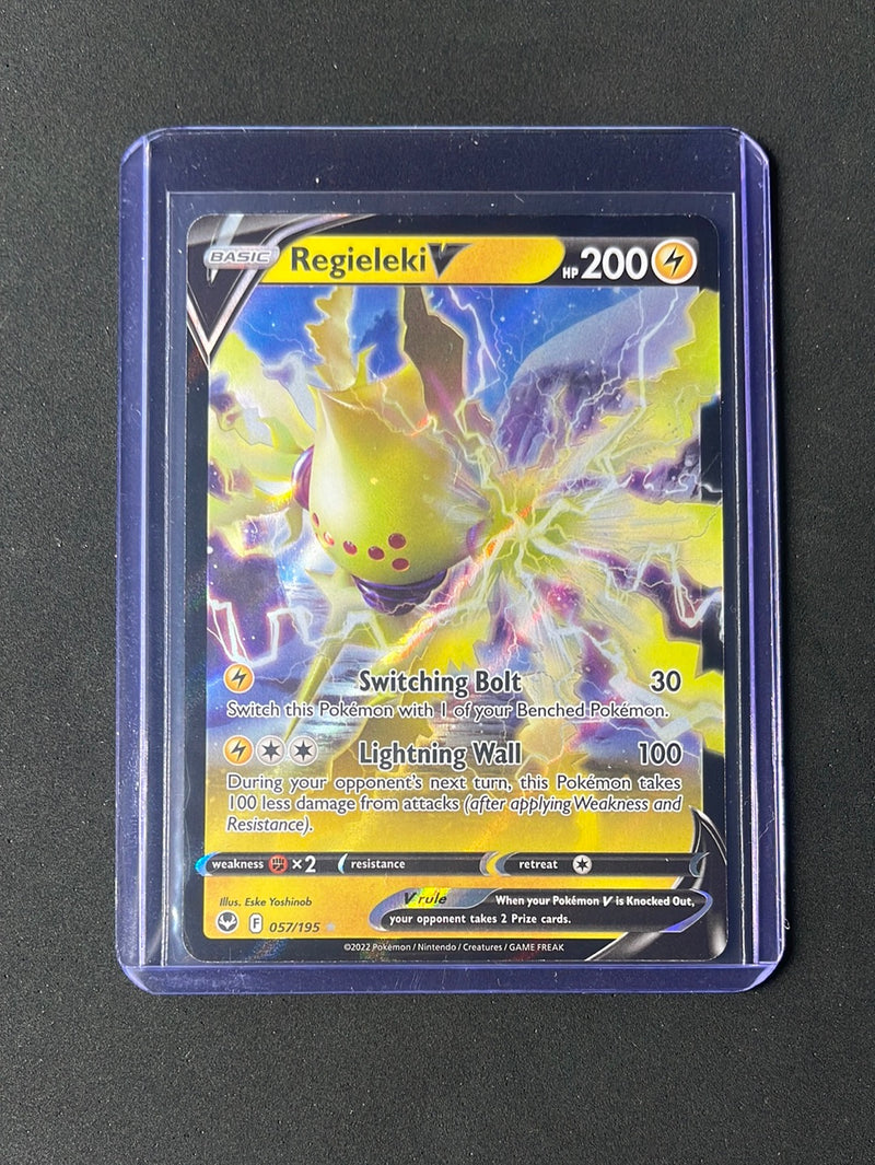 regieleki pokemon card value Amazon.com: Regieleki V & Vstar 058/195- Silver Tempest - Pokemon Ultra Rare Card Lot