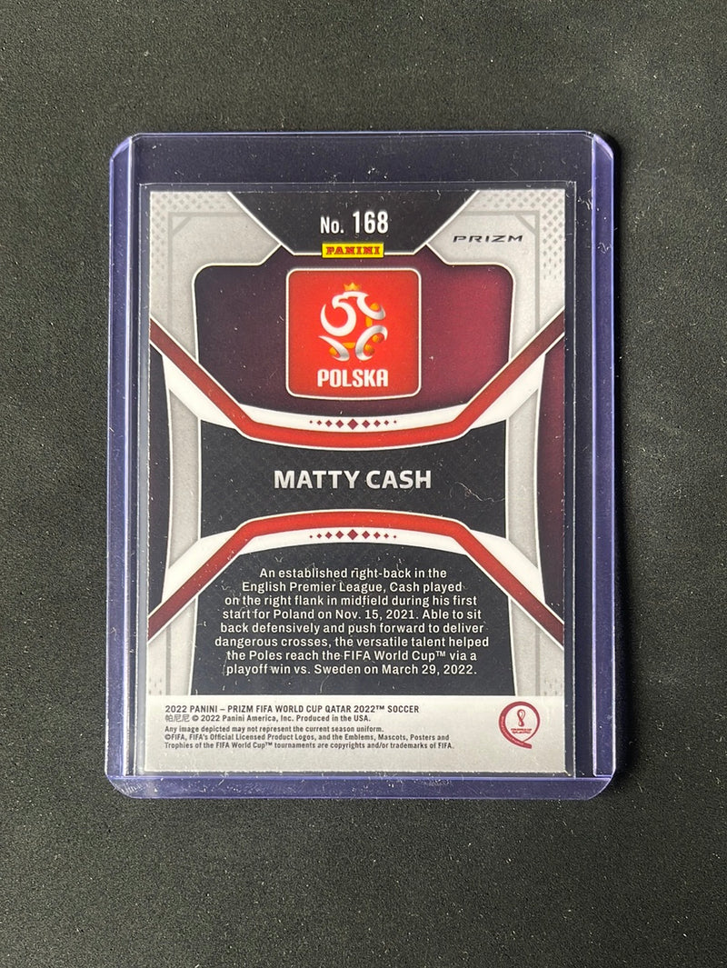 2022 Panini Prizm FIFA World Cup Qatar Matty Cash Silver Prizm