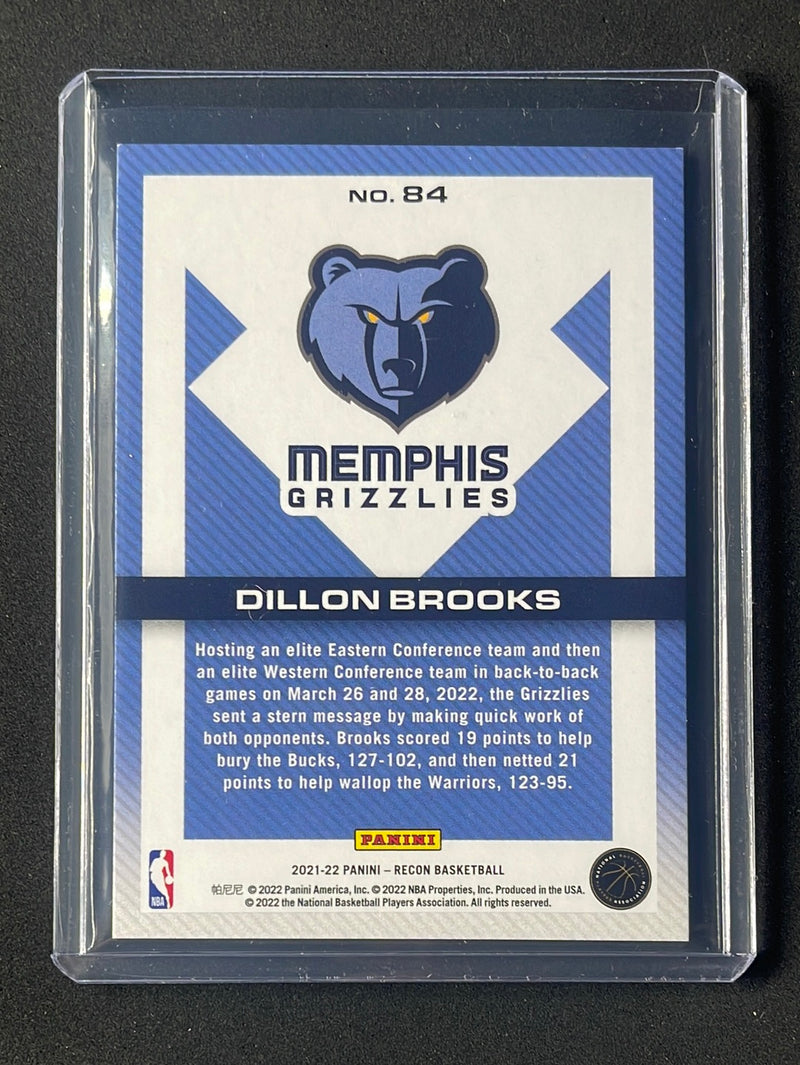 2021-22 Panini Recon Dillon Brooks