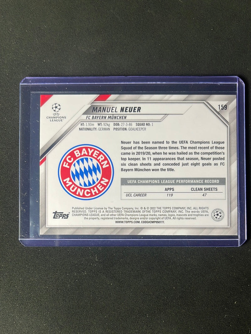 2021-22 Topps UEFA Champions League Manuel Neuer Starball