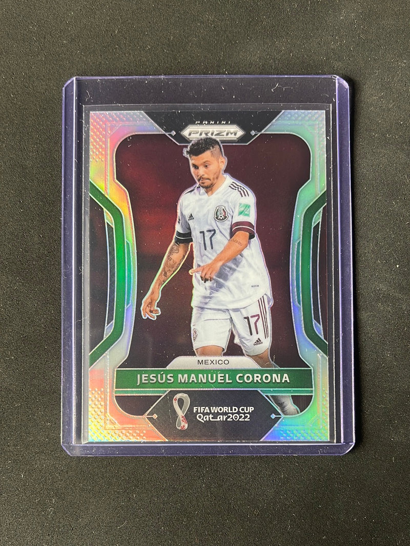 2022 Panini Prizm FIFA World Cup Qatar Jesus Manuel Corona Silver Prizm