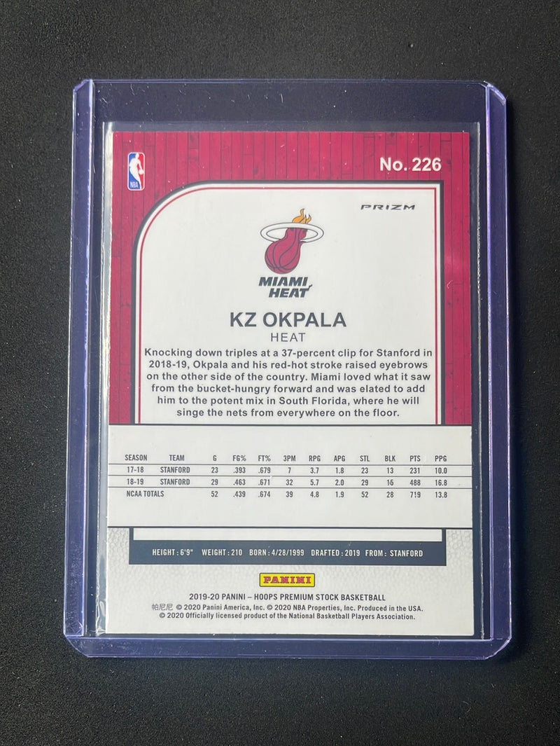 2019-20 Hoops Premium KZ Okpala Red Flash