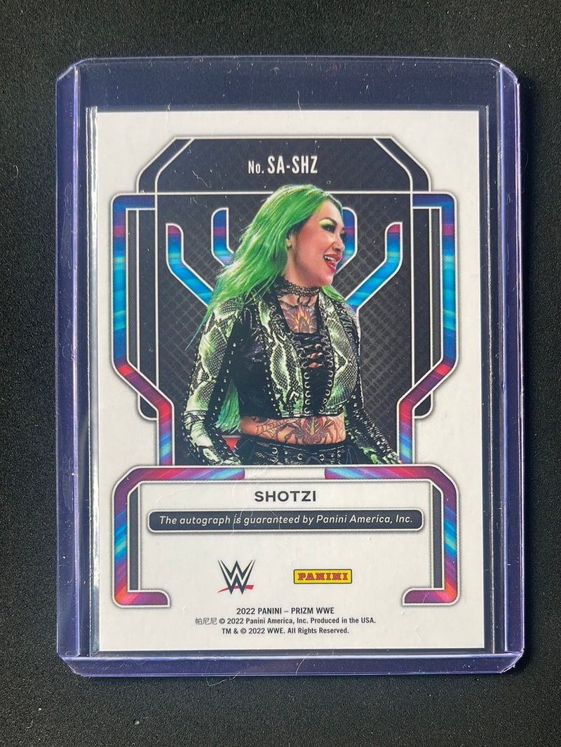 2022 Prizm WWE Shotzi Superstars Autographs