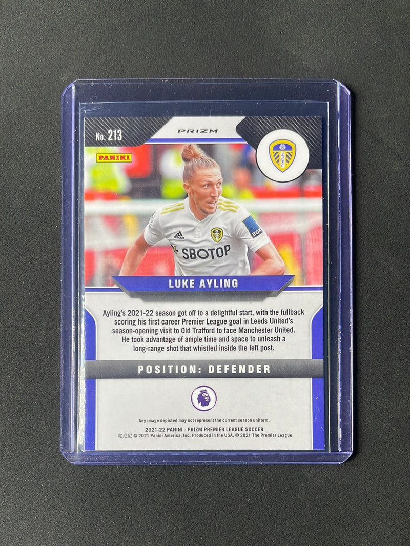 2021-22 Panini Prizm Premier League Luke Ayling Pink