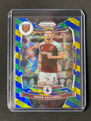 2021-22 Prizm Premier League Aaron Cresswell Blue/Yellow/Green Choice Prizm