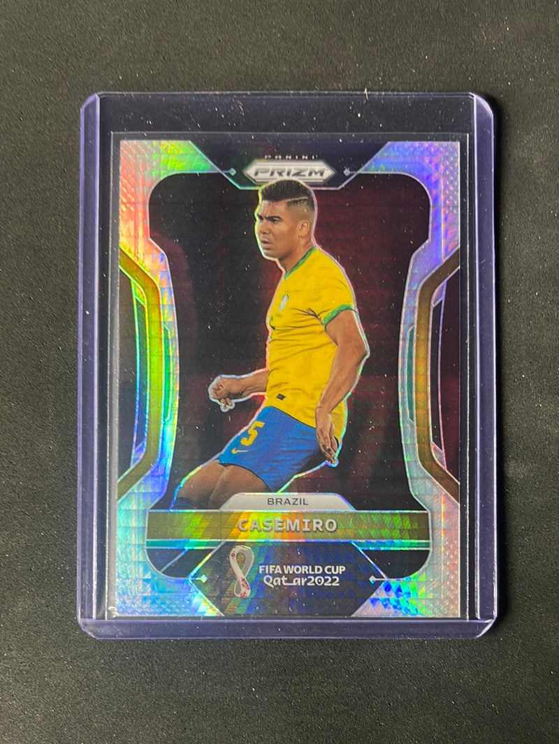 2022 Panini Prizm FIFA World Cup Qatar Casemiro Hyper Prizm