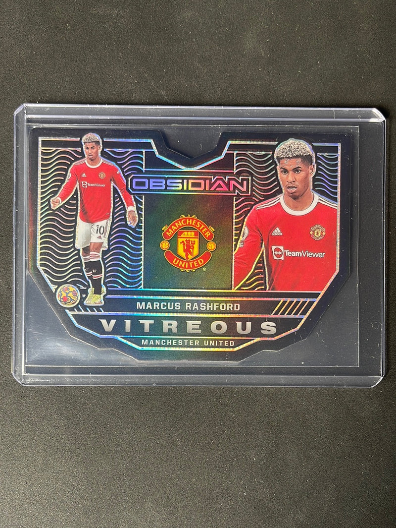 2021-22 Panini Obsidian Marcus Rashford Vitreous 13/99