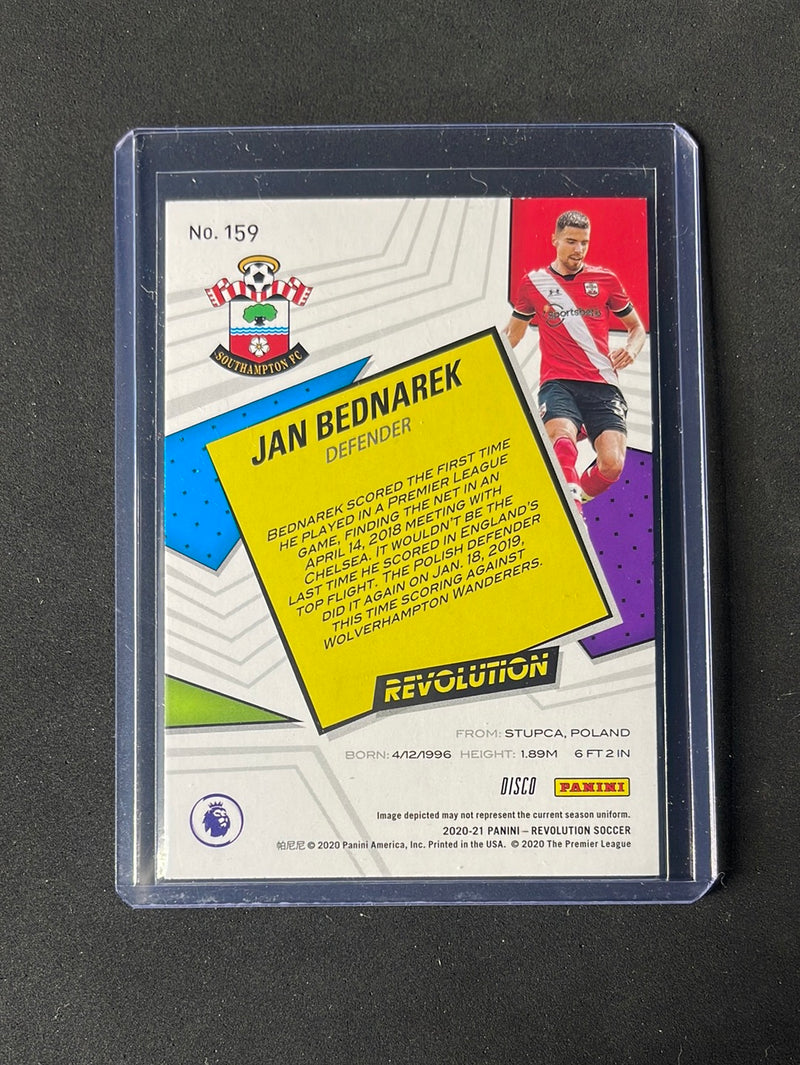 2020-21 Panini Revolution Premier League Soccer Jan Bednarek Disco