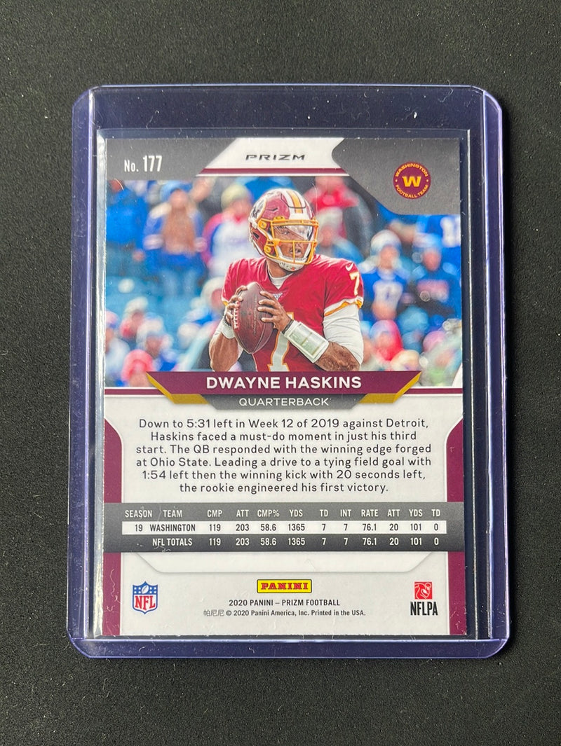 2020 Panini Prizm Football Dwayne Haskins Red/White/Blue Prizm