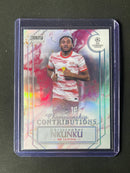 2021-22 Topps Stadium Club Chrome UEFA Champions League Christopher Nkunku Championship Contributions