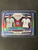 2022 Panini Prizm FIFA World Cup Qatar Jude Bellingham/Bukayo Saka Connections Silver Prizm
