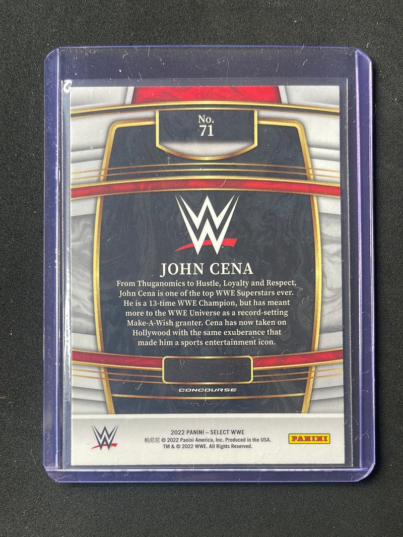 2022 Panini Select WWE John Cena Concourse