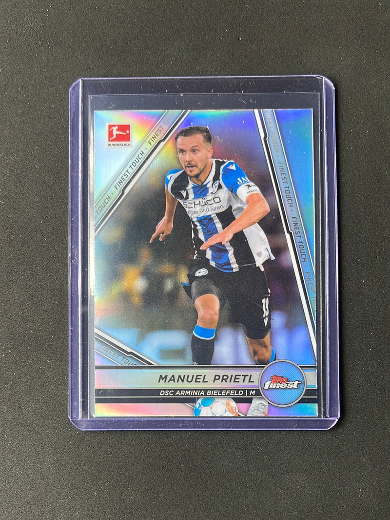 2021-22 Topps Finest Bundesliga Manuel Prietl Finest Touch